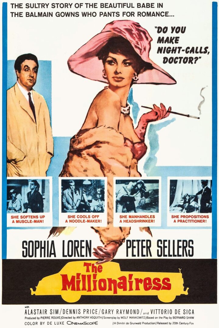 دانلود فیلم The Millionairess 1960 بدون سانسور با پخش آنلاین