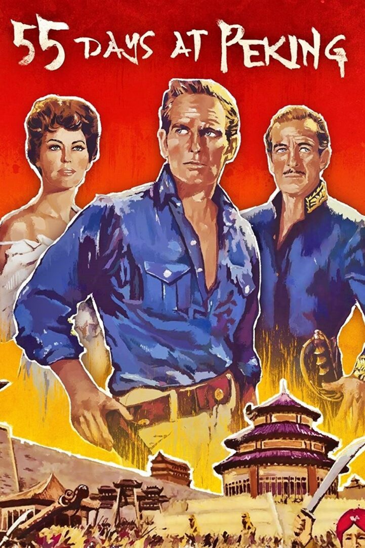 دانلود فیلم 55 Days at Peking 1963 بدون سانسور با پخش آنلاین