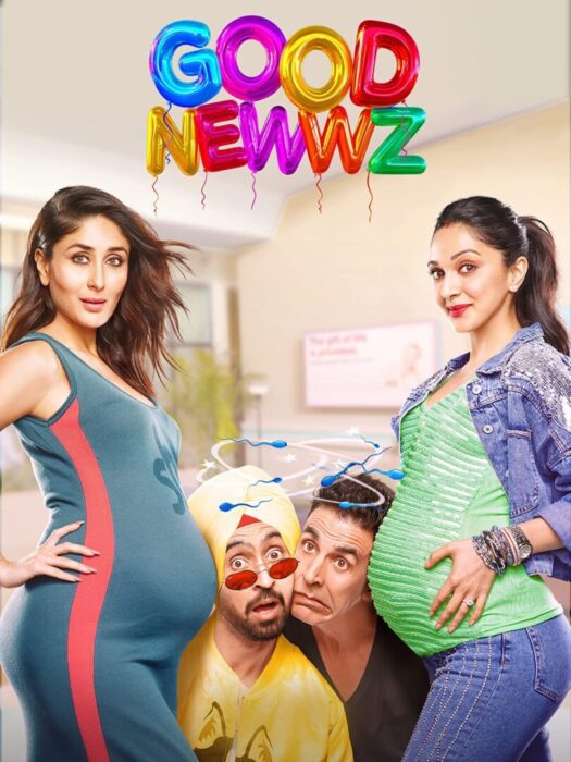 دانلود فیلم Good Newwz 2019 بدون سانسور با پخش آنلاین